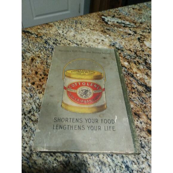 1910 Advertising Book Cottolene Shortening Home Helps Cookbook Recipes HB - Picture 2 of 8